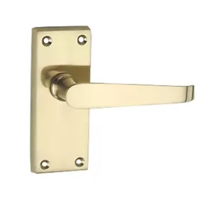Smith-&-Locke-Short-Victorian-Fire-Rated-Latch-Door-Handles-Pair-Polished-Brass