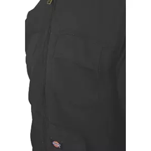 Dickies-Sherpa-Lined-Duck-Jacket-Rinsed-Black-XXX-Large-54-56"-Chest