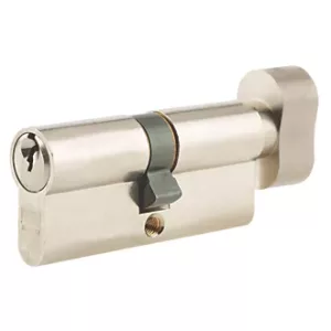 Union-6-Pin-Thumbturn-Euro-Cylinder-Lock-40-40-(80mm)-Satin-Nickel