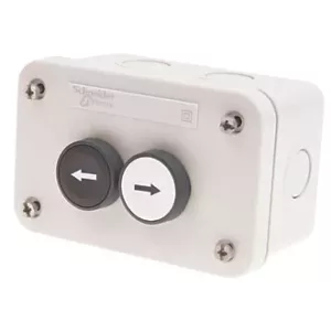 Schneider-Electric-XALE2221-Double-Pole-Flush-Push-Button-Complete-Control-Station-NO