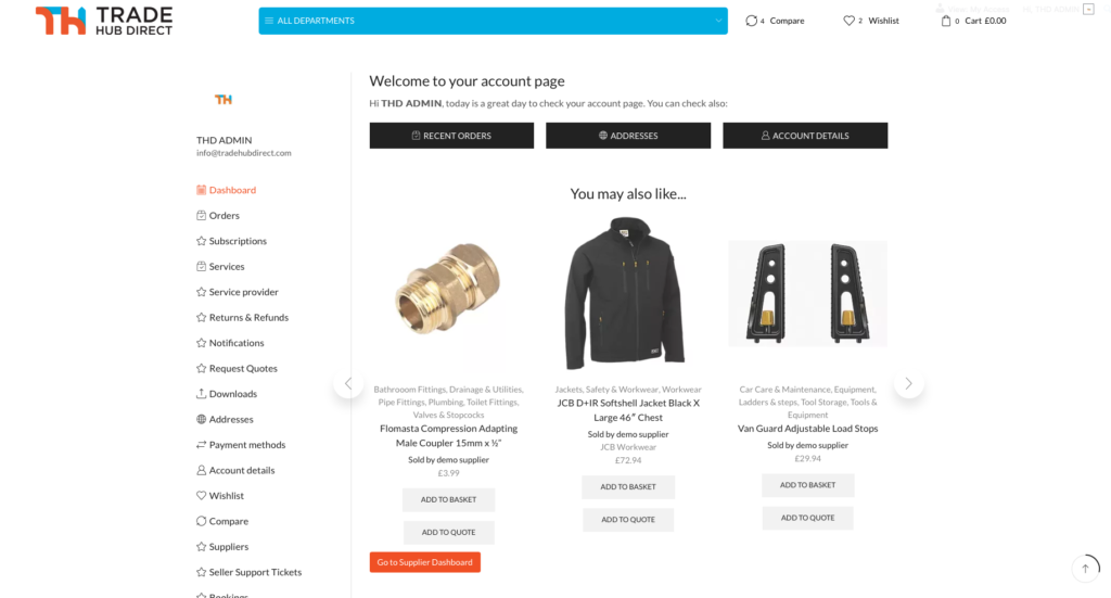 Subscriptions - Trade Hub Direct